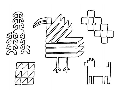 Malen in einem Stück! Spielanleitung zum Malen.