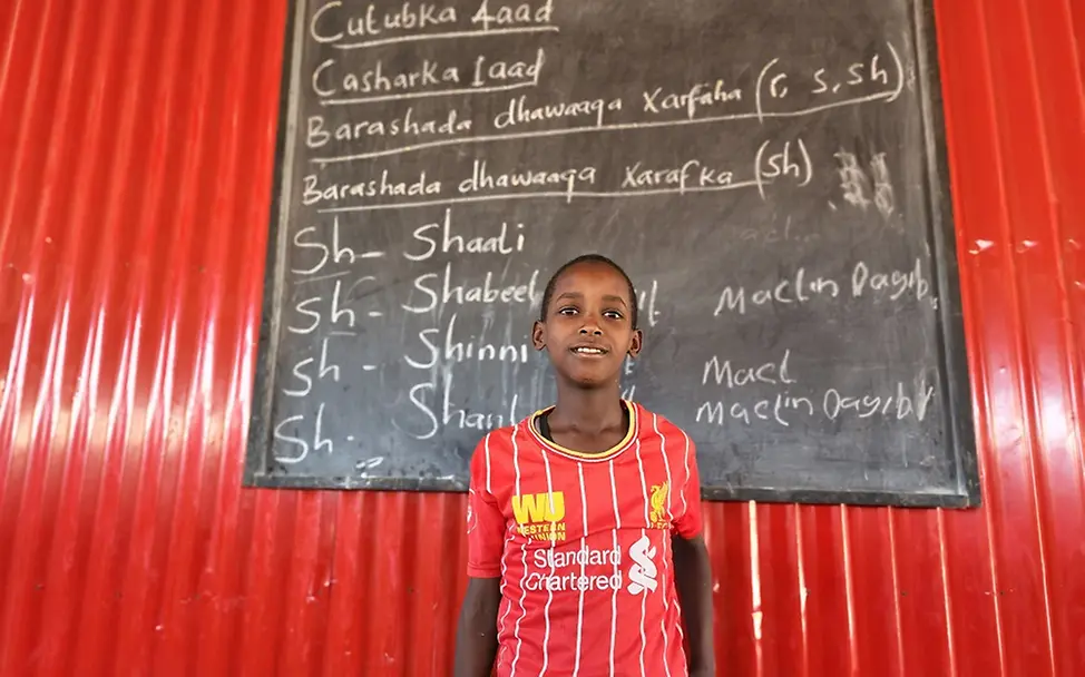 Adan möchte Lehrer werden I UNICEF Somalia/Mumin Adan_Somalia_20230201_105512