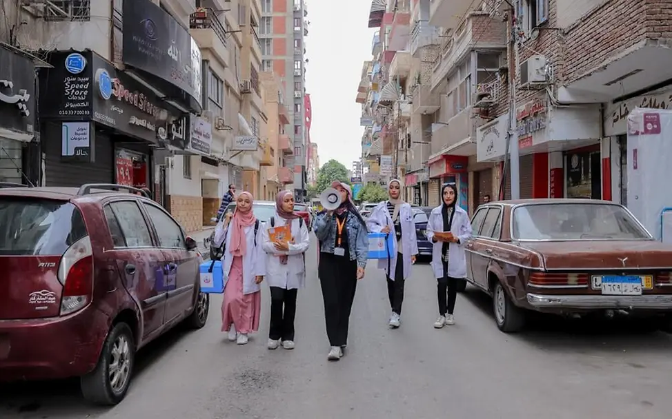 Masern gefährlich: In Ägypten klären Helferinnen über die Masernerkrankung auf