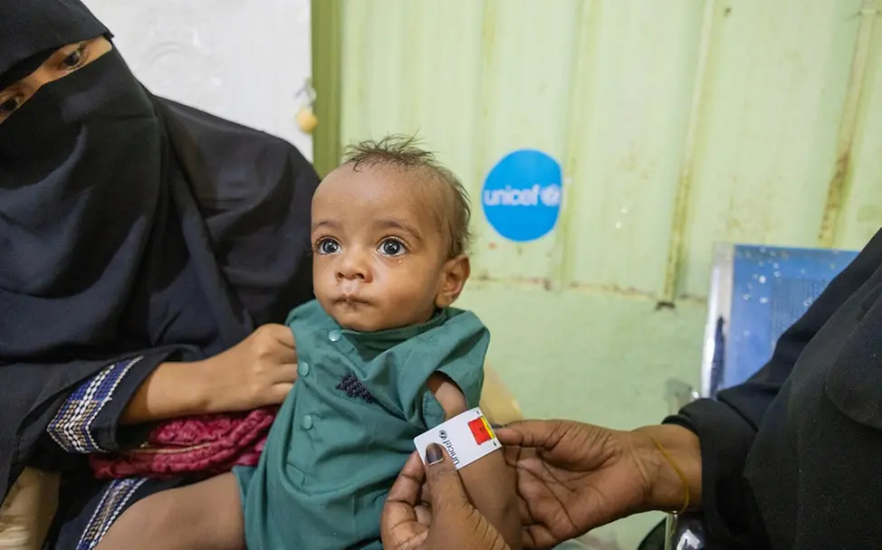 Mangelernährung bei Hassan, zehn Monate alt. | © UNICEF/Elfatih Mangelernährung bei Hassan, zehn Monate alt, Sudan.