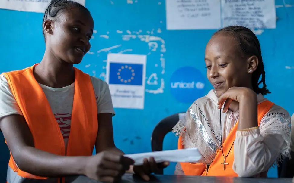 Tesfaye Turufta (15) engagiert sich im Gender Clubs an ihrer Schule