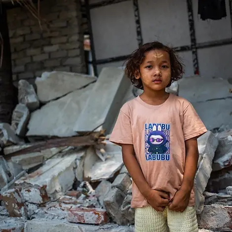 © UNICEF/Htet Wie entstehen Erdbeben: Kinder Myanmar