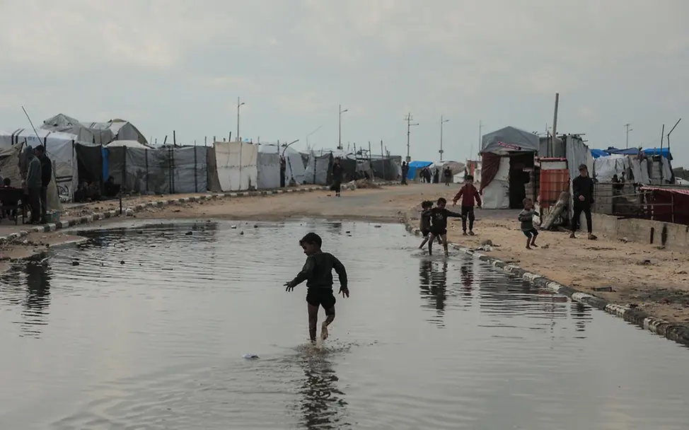 Überschwemmungen in Gaza-Stadt nach heftigem Regen. | © UNICEF/Nateel Überschwemmungen in Gaza-Stadt nach heftigem Regen.