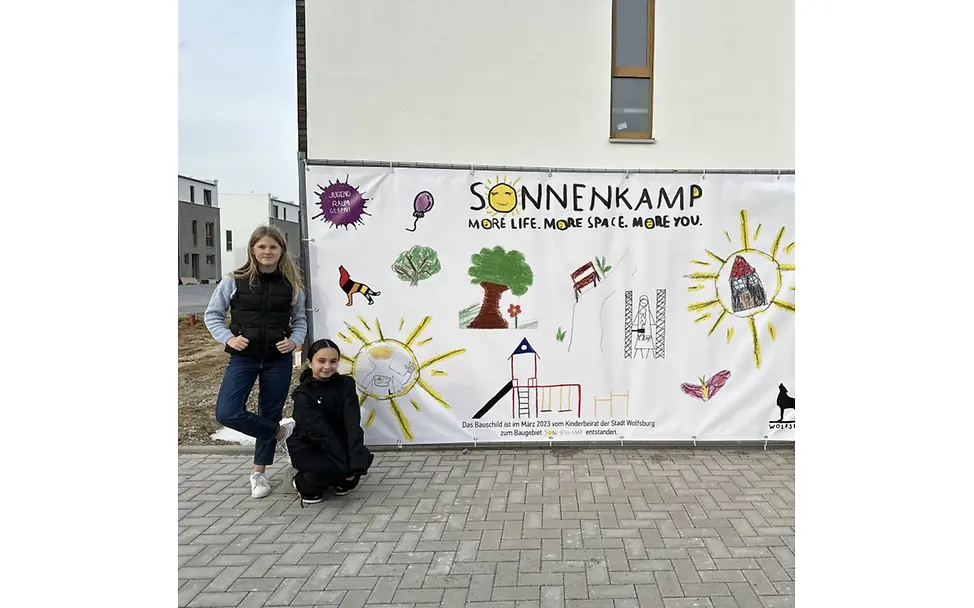 Kinderbauschilds Sonnenkamp | © Stadt Wolfsburg Kinderbauschilds Sonnenkamp